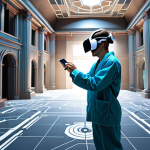 ** A young person, eyes wide with wonder, wearing an advanced VR headset. Around them, dynamic holographic scenes blend and overlap: a surgeon's hands performing a delicate operation, an architect sketching a grand building in 3D space, and an engineer walking through a bustling virtual construction site. The atmosphere is one of immersive exploration and a deep connection to professional experiences, suggesting the ability to "feel" different careers. Soft, guiding light emanates from the VR device.

2.  **Prompt for